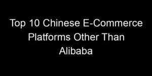 Read more about the article Top 10 Chinese E-Commerce Platforms Other Than Alibaba