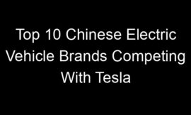 Top 10 Chinese Electric Vehicle Brands Competing With Tesla