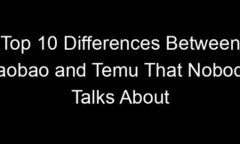 Top 10 Differences Between Taobao and Temu That Nobody Talks About