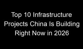 Top 10 Infrastructure Projects China Is Building Right Now in 2026