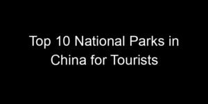 Read more about the article Top 10 National Parks in China for Tourists