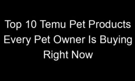 Top 10 Temu Pet Products Every Pet Owner Is Buying Right Now