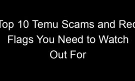 Top 10 Temu Scams and Red Flags You Need to Watch Out For