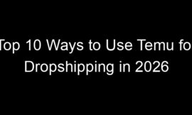Top 10 Ways to Use Temu for Dropshipping in 2026