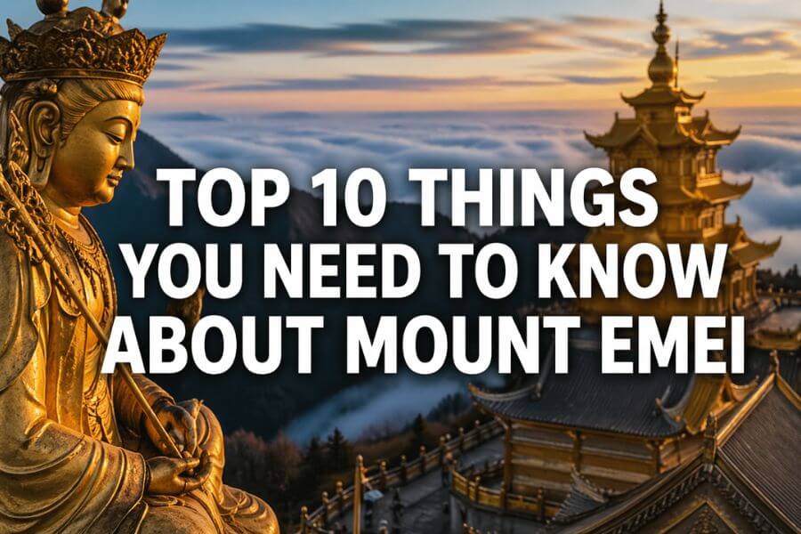 Top 10 Things You Need to Know About Mount Emei toptencn