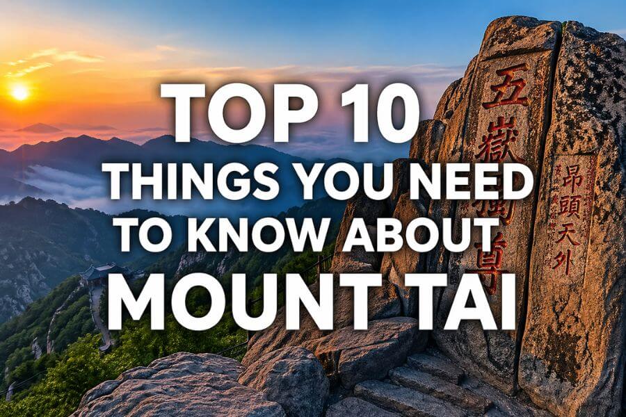 Top 10 Things You Need to Know About Mount Tai toptencn