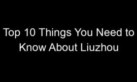 Top 10 Things You Need to Know About Liuzhou