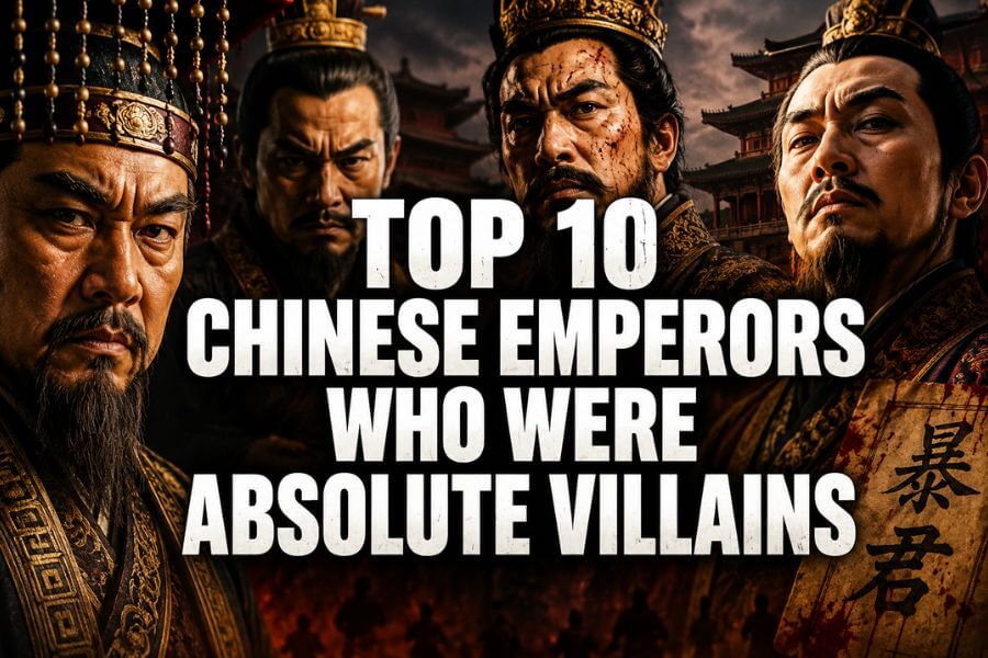 Top 10 Chinese Emperors Who Were Absolute Villains toptencn