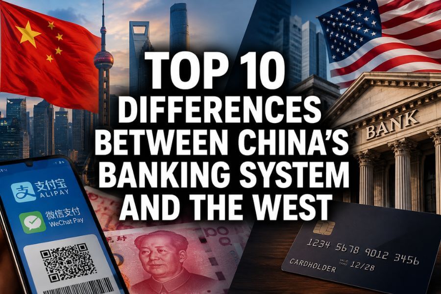 Read more about the article Top 10 Differences Between China’s Banking System and the West