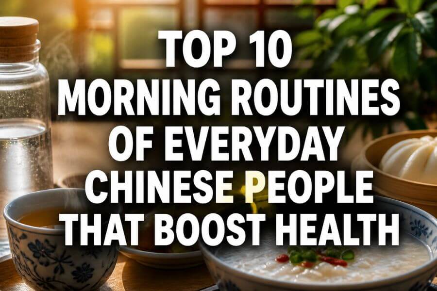 Top 10 Morning Routines of Everyday Chinese People That Boost Health toptencn