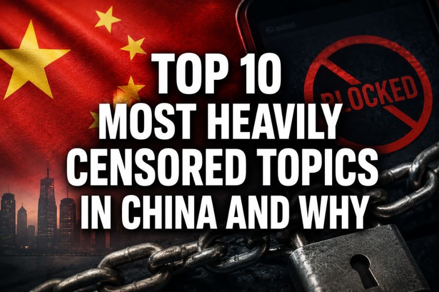 Top 10 Most Heavily Censored Topics in China and Why toptencn