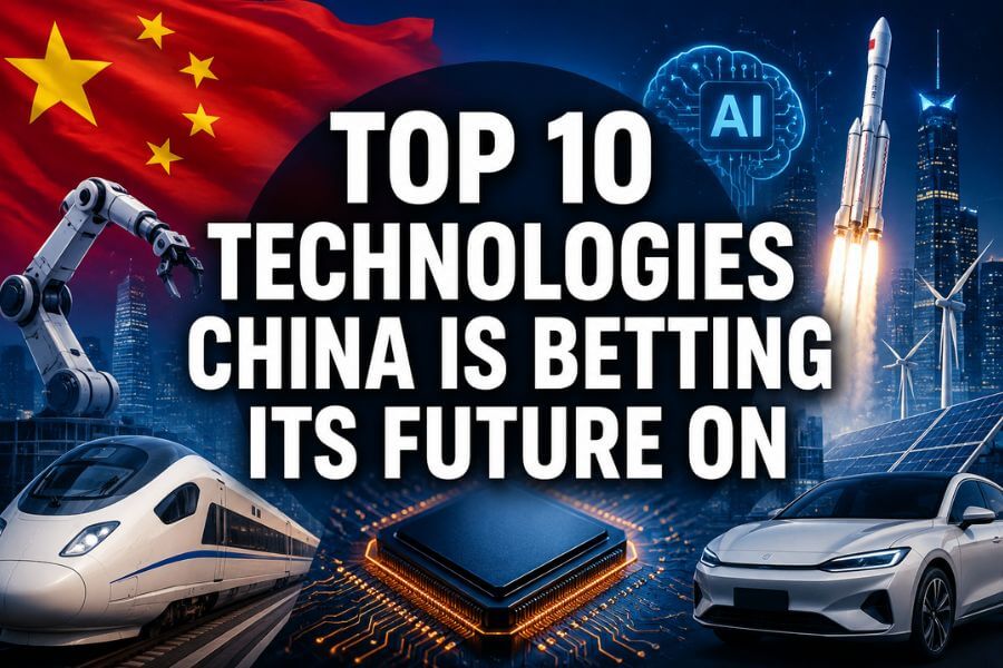 Read more about the article Top 10 Technologies China Is Betting Its Future On