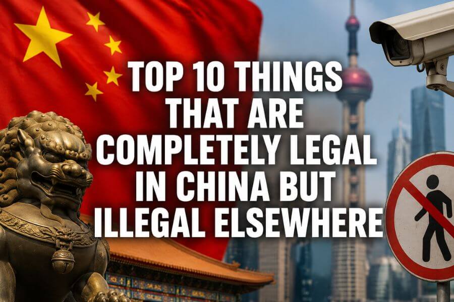 Top 10 Things That Are Completely Legal in China but Illegal Elsewhere toptencn