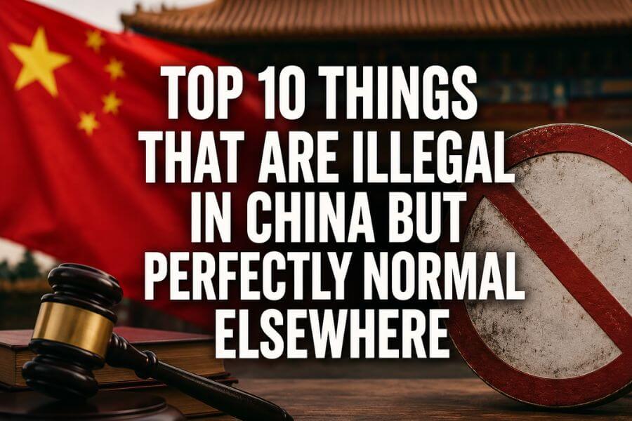 Read more about the article Top 10 Things That Are Illegal in China but Perfectly Normal Elsewhere
